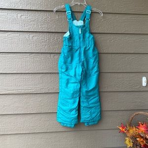 All in Motion Girls winter waterproof snow spots Bib Size XS